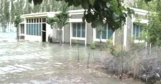 Water is rising rapidly in Attabad Lake